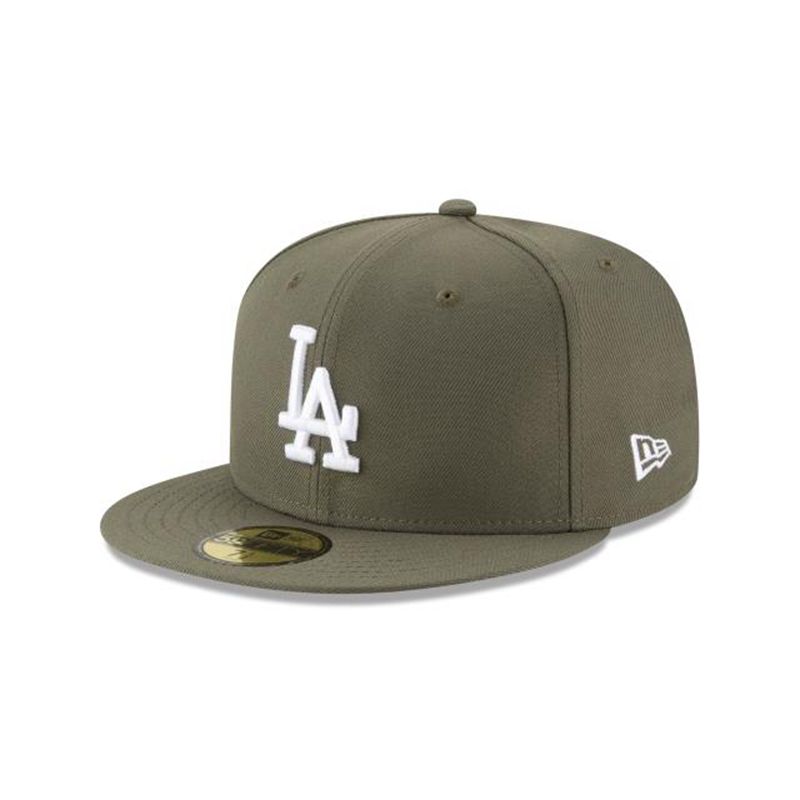 MLB Los Angeles Dodgers 59Fifty Fitted (KZZ9865) - Green New Era Caps